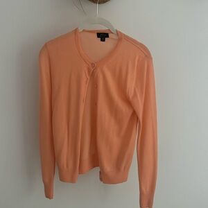 Orange cashmere sweater